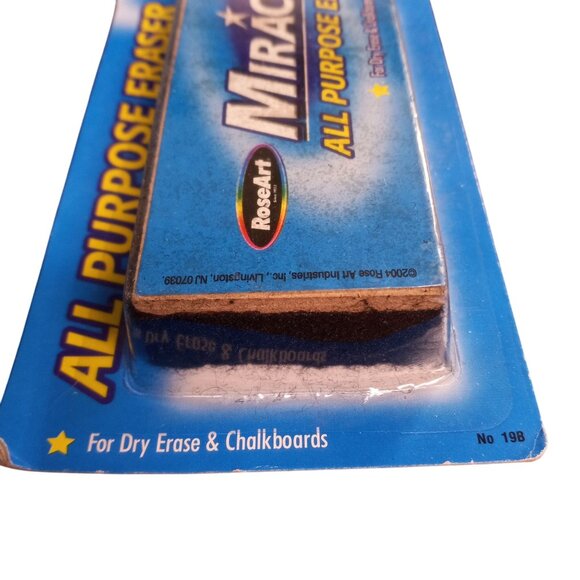 RoseArt Miracle Eraser All Purpose Felt Dry Erase Boards Chalkboards Vintage NEW - Picture 2 of 4